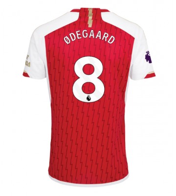Lacne Muži Futbalové dres Arsenal Martin Odegaard #8 2023-24 Krátky Rukáv - Domáci